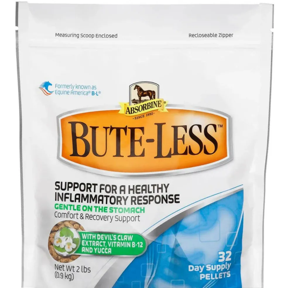 Absorbine Bute-Less Pellets Comfort & Recovery Supplement for Horses