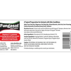 Absorbine Fungasol Skin Treatment Ointment for Horses 13 oz