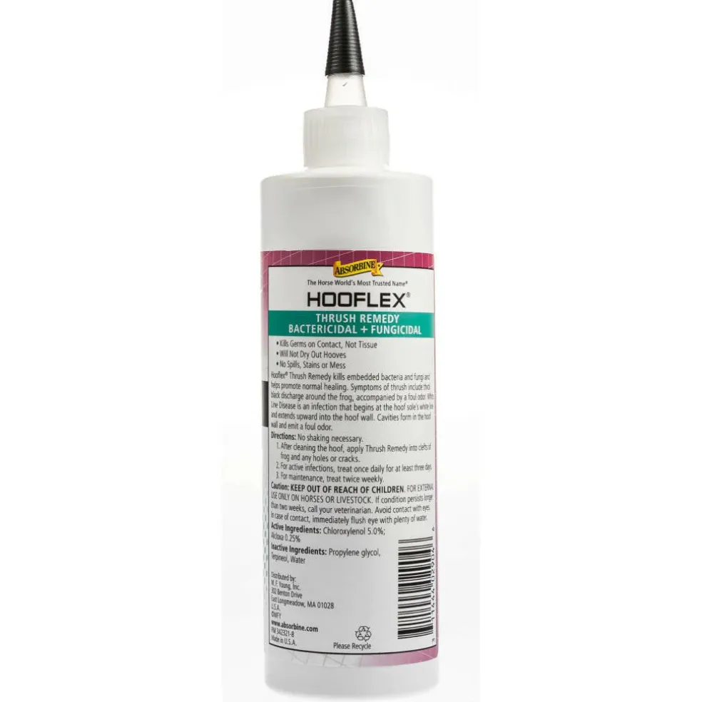 Absorbine Hooflex Bactericidal & Fungicidal Thrush Remedy for Horses 12 oz