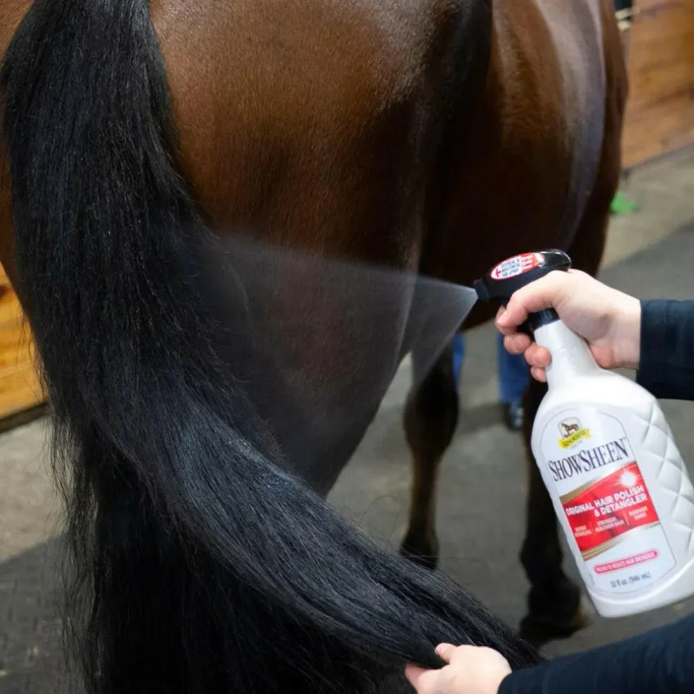 Absorbine Showsheen Hair Polish & Detangler Spray for Horses