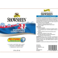 Absorbine Showsheen 2-in-1 Shampoo & Conditioner for Horses (20 oz)