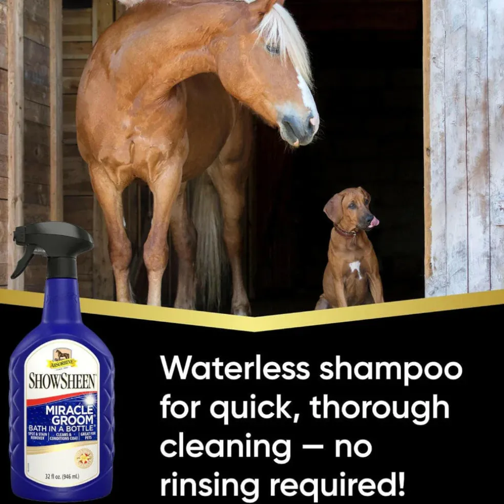Absorbine Showsheen Miracle Groom Bathing Spray for Horses