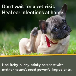 Absorbine Silver Honey Rapid Vet Strength Ear Care Treatment for Dogs and Cats