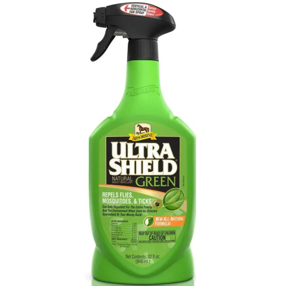 Absorbine Ultrashield Green Natural Fly Repellent for Horses