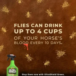 Absorbine Ultrashield Green Natural Fly Repellent for Horses