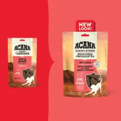 ACANA Chewy Strips Dog Treats, 4-oz