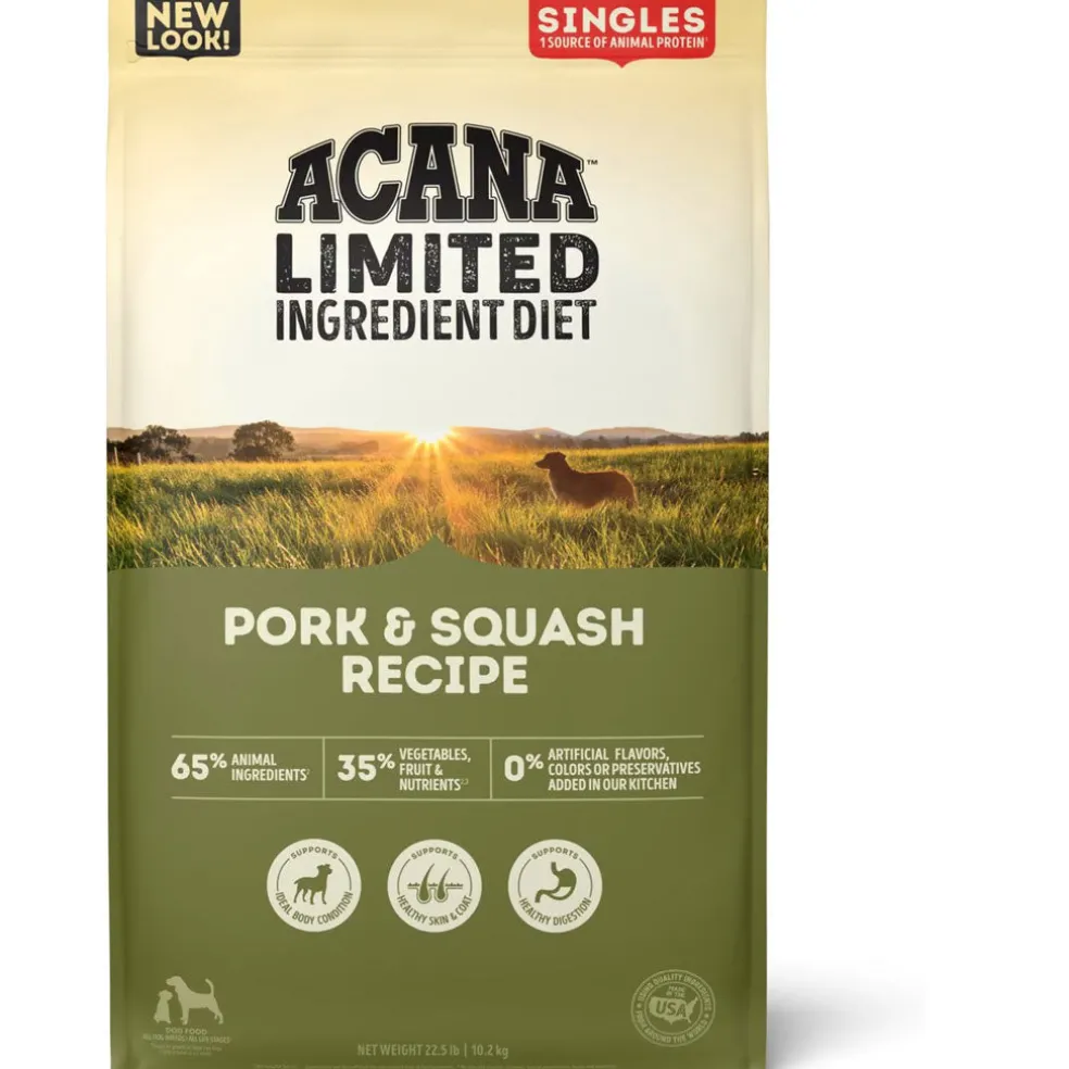 ACANA Singles Limited Ingredient Pork & Squash Grain-Free High-Protein Dry Dog Food