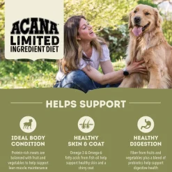 ACANA Singles Limited Ingredient Pork & Squash Grain-Free High-Protein Dry Dog Food