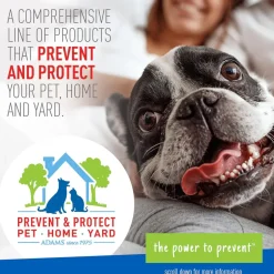 Adams Plus Flea & Tick Foaming Shampoo & Wash for Dogs & Puppies (10 oz)