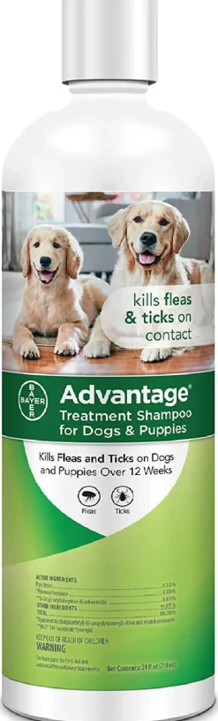 Advantage Flea & Tick Treatment Shampoo for Dogs & Puppies