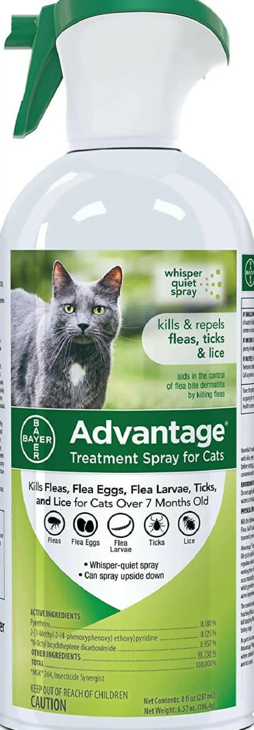 Advantage Flea Treatment Spray for Cats (8 oz)