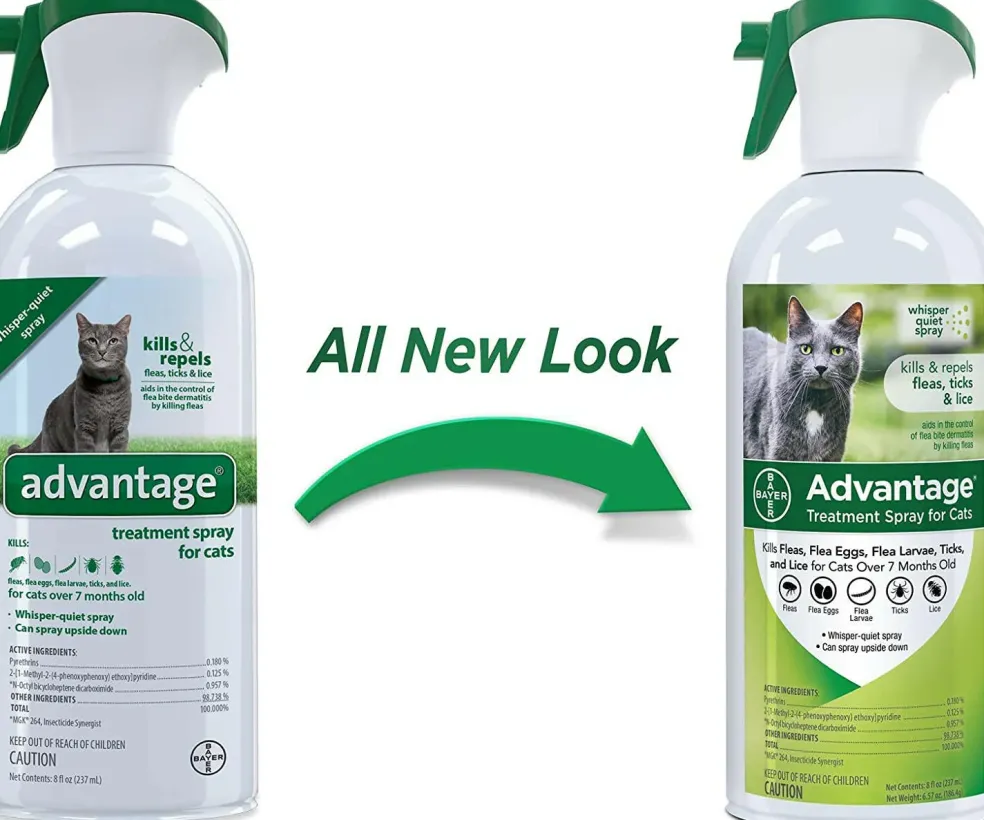 Advantage Flea Treatment Spray for Cats (8 oz)