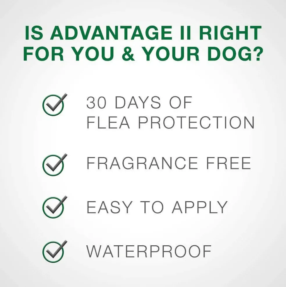 Advantage II Flea Control for Extra Large Dogs (Over 55 lbs) Blue Box
