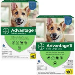 Advantage II Flea Control for Extra Large Dogs (Over 55 lbs) Blue Box