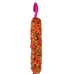 A & E Cages Smakers Snack Strawberry Treat Stick for Parakeets, 2-count