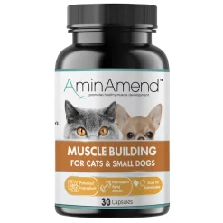 AminAmend Muscle Building for Cats & Small Dogs, 30 capsules