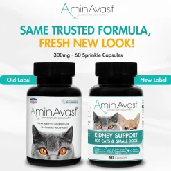 AminAvast Kidney Support Capsules for Cats - 60 Capsules
