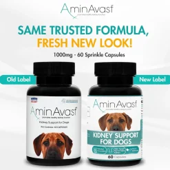AminAvast Kidney Support for Dogs (60 capsules)