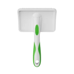 Andis Firm Slicker Dog Grooming Brush, Green/White