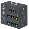 Andis 8-Piece Detachable Blade Comb Set Color Coated Stainless-Steel