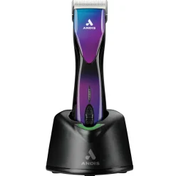 Andis Pulse ZR II 5-Speed Cordless Detachable Blade w/ CE 10 Blade, Purple Galaxy