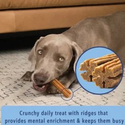 Angel's Eyes Sea Sticks Multi-Benefit Daily Adult Crunchy Dog Treats