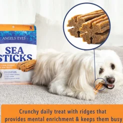Angel's Eyes Sea Sticks Tear Stain Friendly Adult Crunchy Dog Treats
