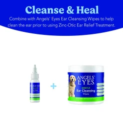Angel's Eyes Zinc-Otic Ear Relief Treatment for Dogs & Cats, 1-oz