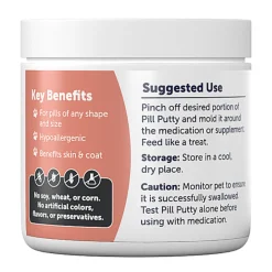 Animal Biome Pill Putty for Cats & Dogs, 120-g