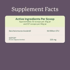Animal Biome S.boulardii + FOS Probiotic + Prebiotic Powder for Dogs & Cats