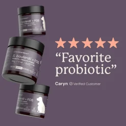 Animal Biome S.boulardii + FOS Probiotic + Prebiotic Powder for Dogs & Cats