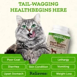 Animal Essentials Plant Enzyme & Probiotic Digestive Supplement Powder for Dogs & Cats