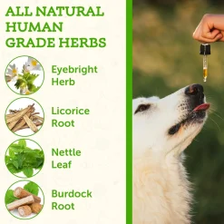 Animal Essentials Seasonal Allergy Herbal Tonic to Maintain Normal Histamine Levels for Dogs & Cats