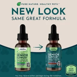 Animal Essentials Senior Support Herbal Tonic to Maintain Optimal Health for Dogs & Cats