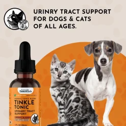 Animal Essentials Tinkle Tonic Herbal Tonic to Support Urinary Tracts System for Dogs & Cats