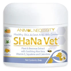 Animal Necessity ShaNa Vet Healthy Skin & Coat Anti-Itch Cream for All Animal Species, 2-oz