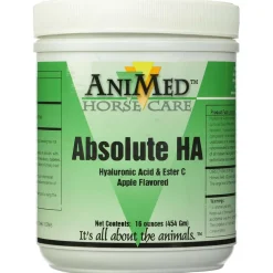 AniMed Absolute HA Hyaluronic Acid & Ester C Apple Flavored Horse Supplement(16 oz)