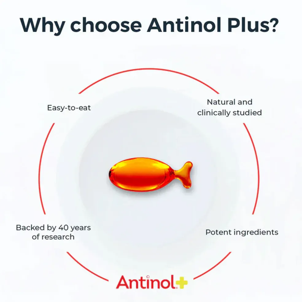Antinol+ Plus Enhanced Daily Joint and Mobility Support for Cats, 30 Soft Gels
