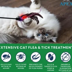 Apex Plus Topical Flea & Tick Prevention for Cats over 1.5 lbs (3 doses)