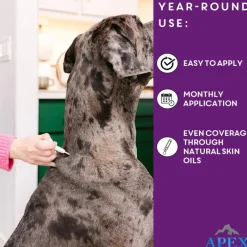 Apex Plus Topical Flea & Tick Prevention for Dogs, 45-88 lbs, 3 Doses