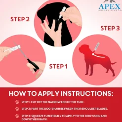 Apex Plus Topical Flea & Tick Prevention for Dogs, 89-132 lbs, 3 Doses