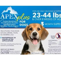 Apex Plus Topical Flea & Tick Prevention for Dogs, 23-44 lbs, 3 Doses