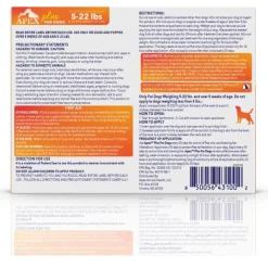Apex Plus Topical Flea & Tick Prevention for Dogs, 5-22 lbs, 3 Doses