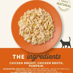 Applaws Chicken with Pumpkin Bits in Broth Wet Cat Food, 2.47-oz pouch, case of 12