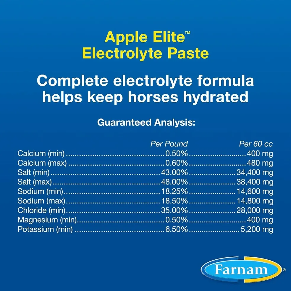 Apple Elite Electrolyte Paste Horse Supplement (60 ml)