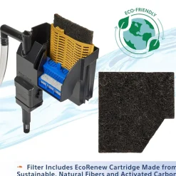 Aqueon SmartClean Power Filter with EcoRenew Filter Cartridge