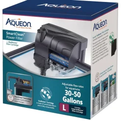 Aqueon SmartClean Power Filter with EcoRenew Filter Cartridge