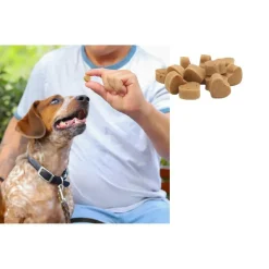 Ark Naturals Breath Bursts Brushless Toothpaste Peppermint Dog Treats for Small Dogs (4 oz)