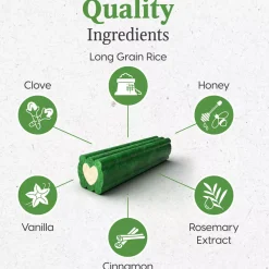 Ark Naturals Brushless Toothpaste Dental Chews 4-in-1 for Medium Dogs, 60-count