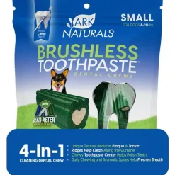 Ark Naturals 4-in-1 Brushless Toothpaste Chews for Small Dental Dogs (12 oz)